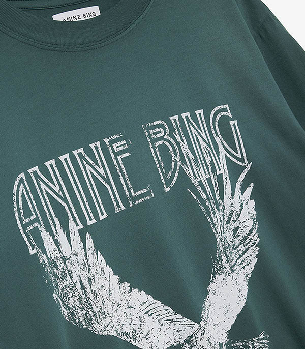 Tee-shirt Lili Eagle Emerald Anine Bing