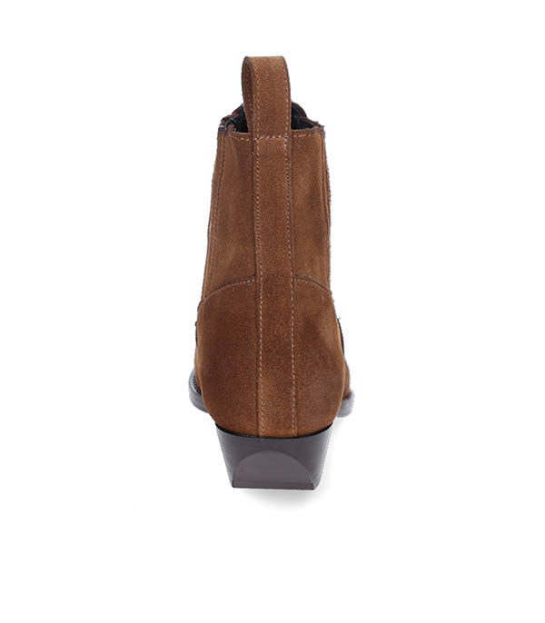 Boots en cuir suédé Rose Dirty Tan Fury London