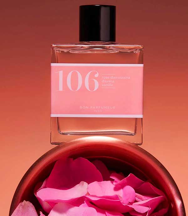 Eau de Parfum 106 Rose damascena, Davana et Vanille 100 ml Bon Parfumeur