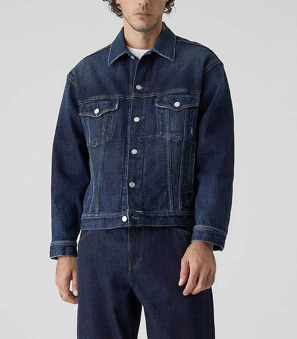 Veste en jean homme Dark Blue Closed