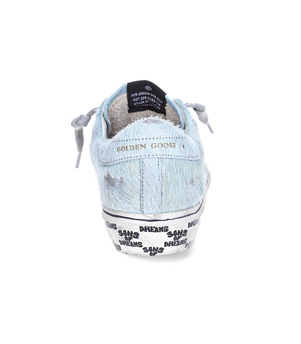 Baskets Super-Star Horsy Aquamarine/White Golden Goose