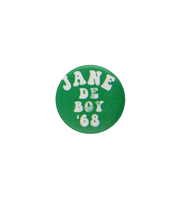 Badge en tissu Jane de Boy' 68 Vert Newtone