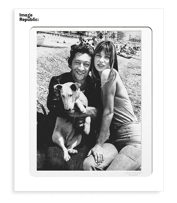 Affiche La galerie Gainsbourg Birkin Cannes 40 x 50 cm Image Republic