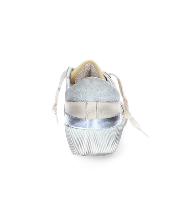 Baskets Super-Star Penstar Multifoxing Étoile Argent Golden Goose