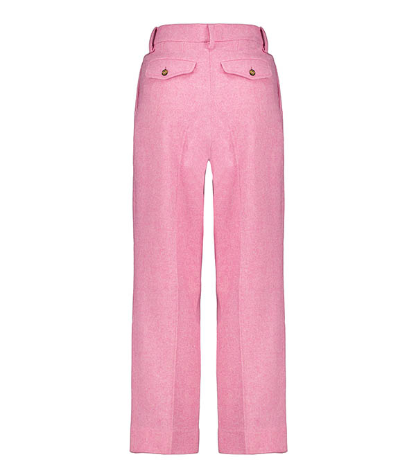 Pantalon en tweed rose Mira Mikati