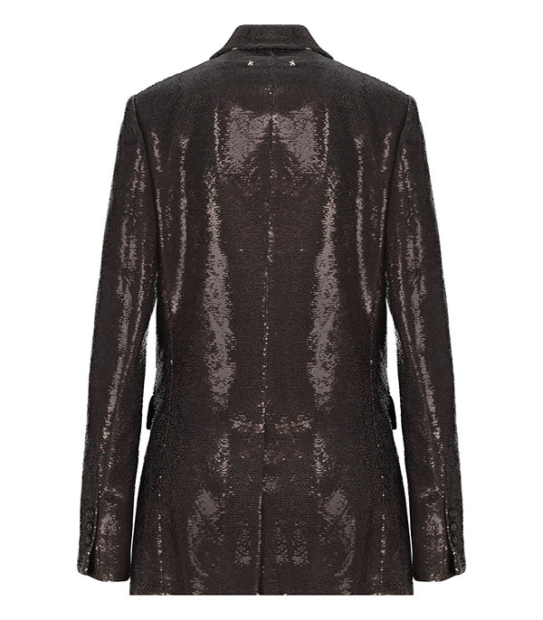 Blazer droit avec sequins all-over  Golden Goose