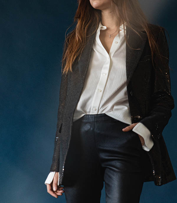 Chemise Journey Slim Blanc Golden Goose