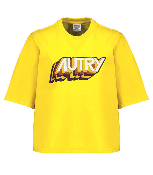 Aerobic T-shirt Yellow Autry - Size S -60% off