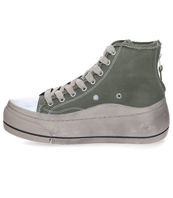 Baskets Kurt High Top Olive & Brown R13