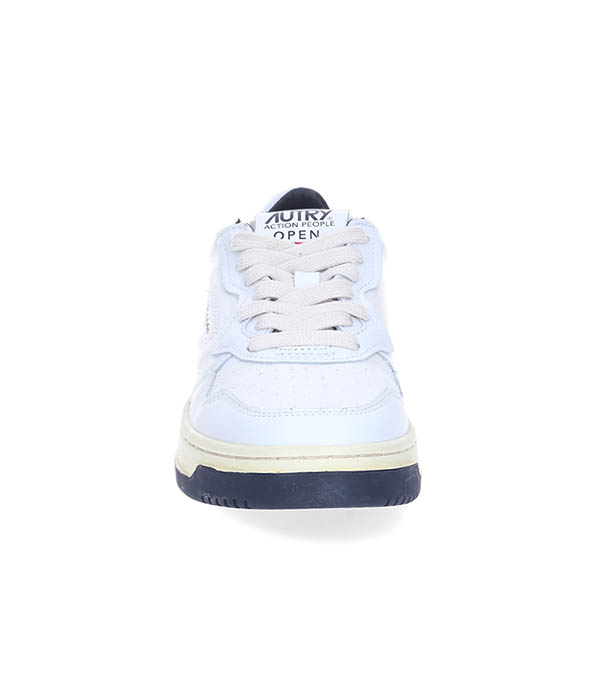 Baskets Open Low Cut White/USA Autry