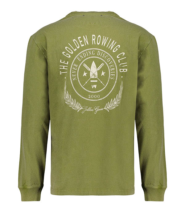 Tee-shirt homme à manches longues The Golden Rowling Club Golden Goose