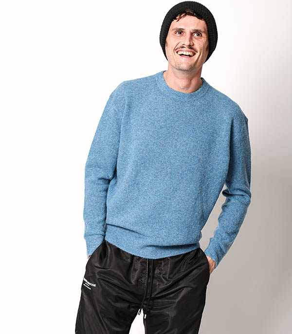 Pull Homme Razpark Bleuet Multichiné American Vintage