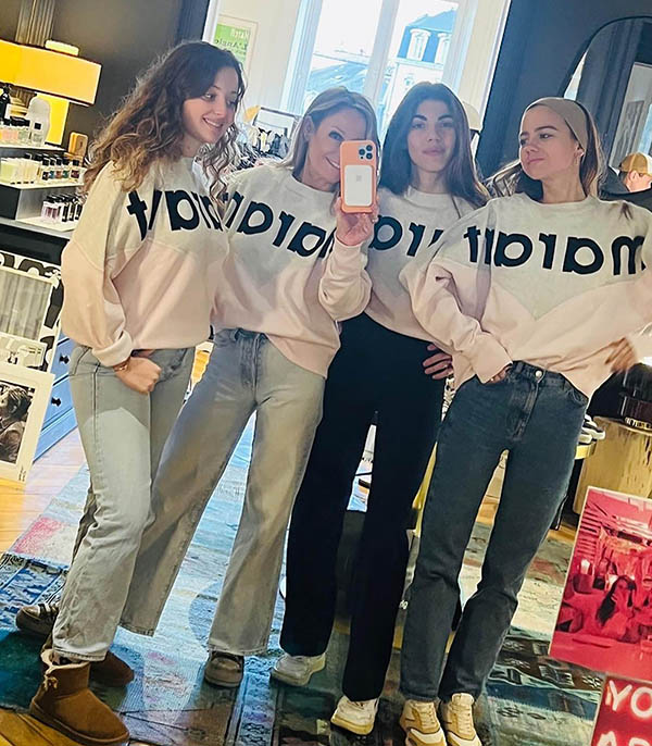Sweat-shirt Houston Bicolore Light Pink Marant Étoile