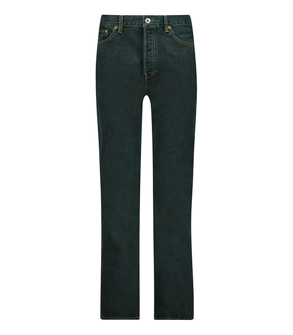 90s High Rise Loose Evergreen Dipped Jeans RE/DONE