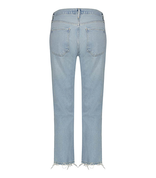 Jeans Riley High Rise Straight Crop Reputation AGOLDE