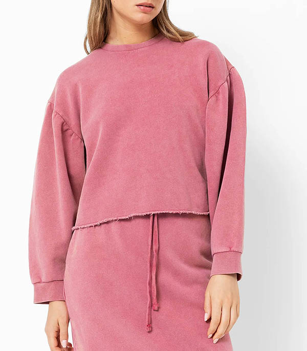 Sweat-shirt Harleen Berry Pink Âme antwerp
