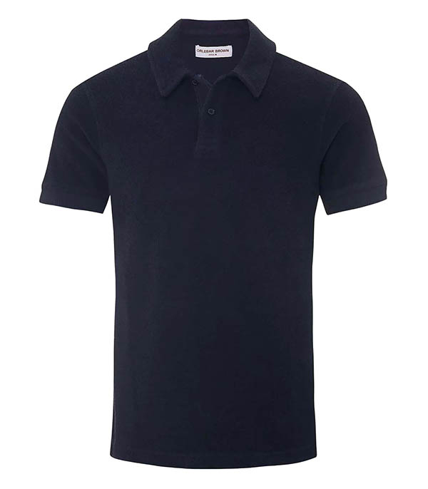 Polo homme Lorenzo Night Iris Orlebar Brown