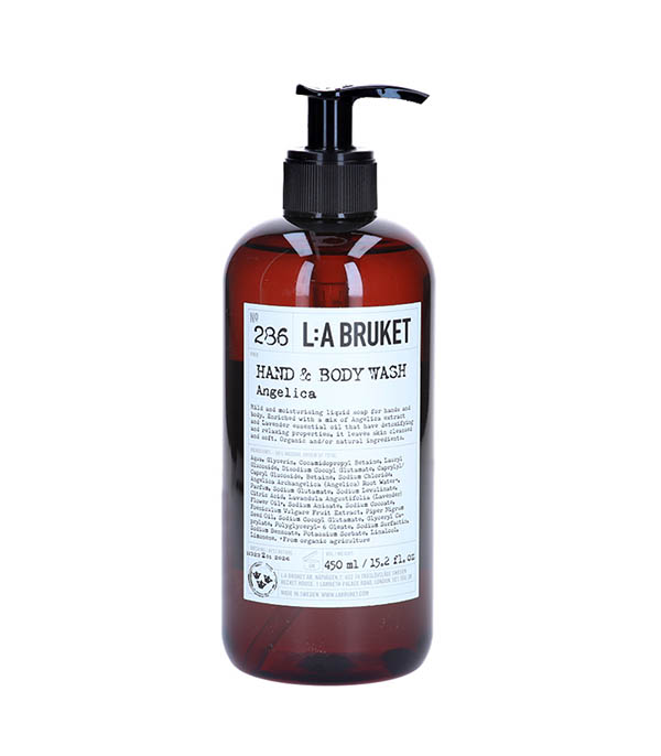 Liquid hand and body soap n°286 Angelica and Lavender 450 ml L:a Bruket