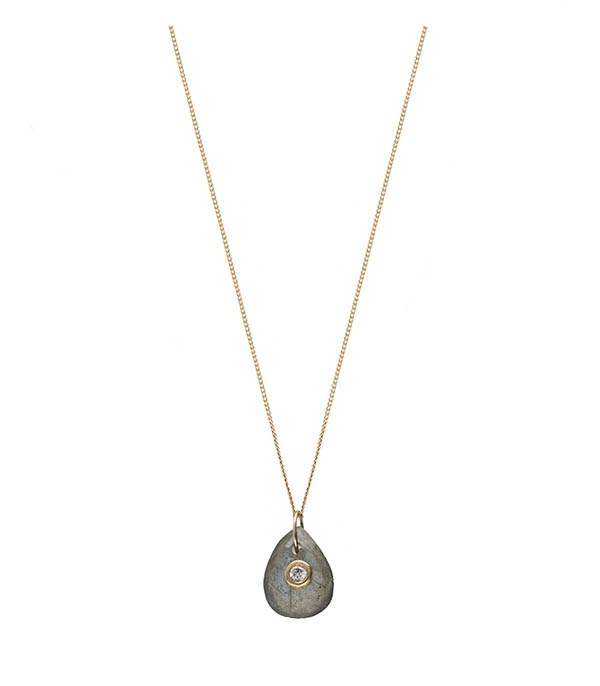 Orso Labradorite choker necklace Pascale Monvoisin