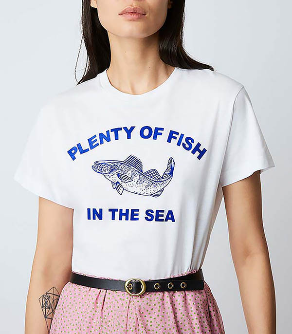 Tee-shirt Welcome Fish Roseanna