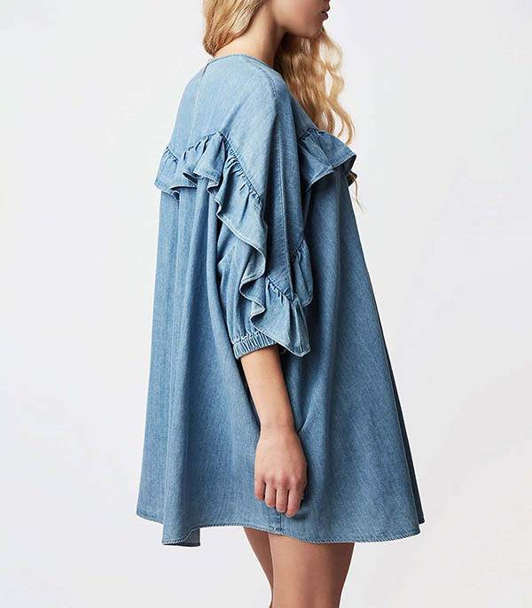 Robe en denim Groovy Lucciana Roseanna