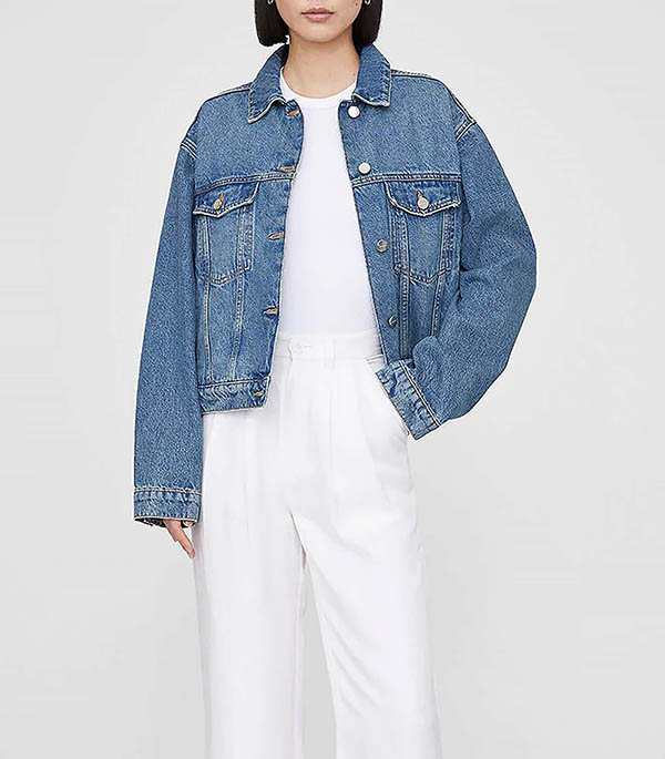 Veste en denim Rhy Alto Blue Anine Bing