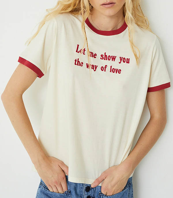 Tee-shirt Grease Ecru Swildens