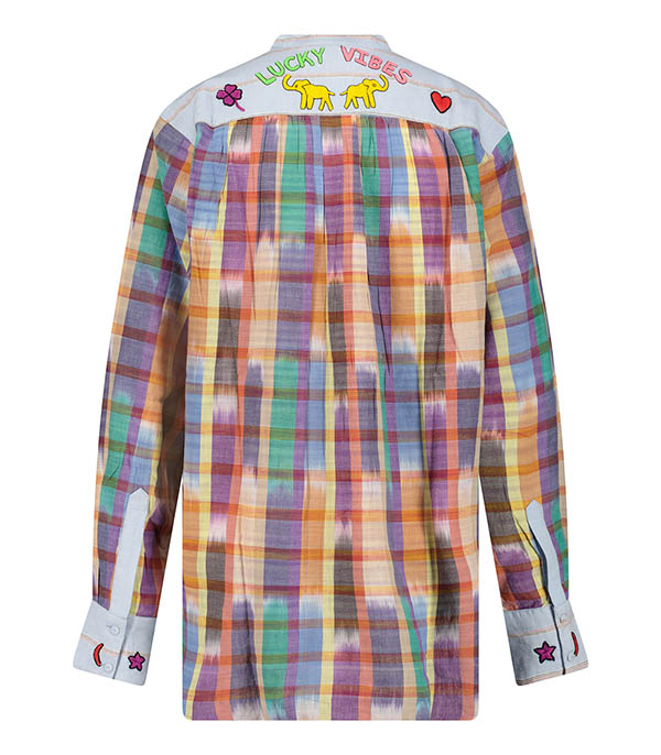 Chemise Lucky Belize Purple Blue Monoki