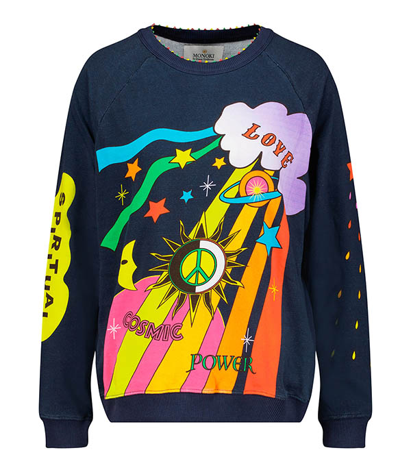 Sweat-shirt Cosmic Multicolore Monoki