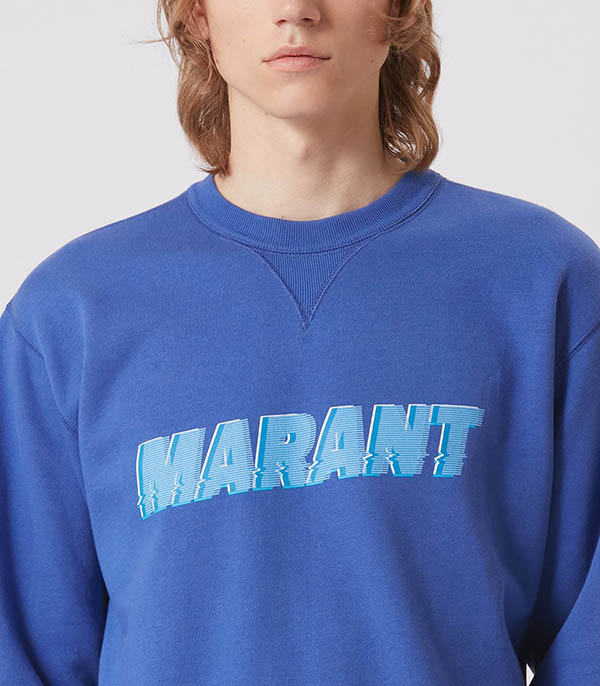 Sweat-shirt mixte Miky Blue Marant
