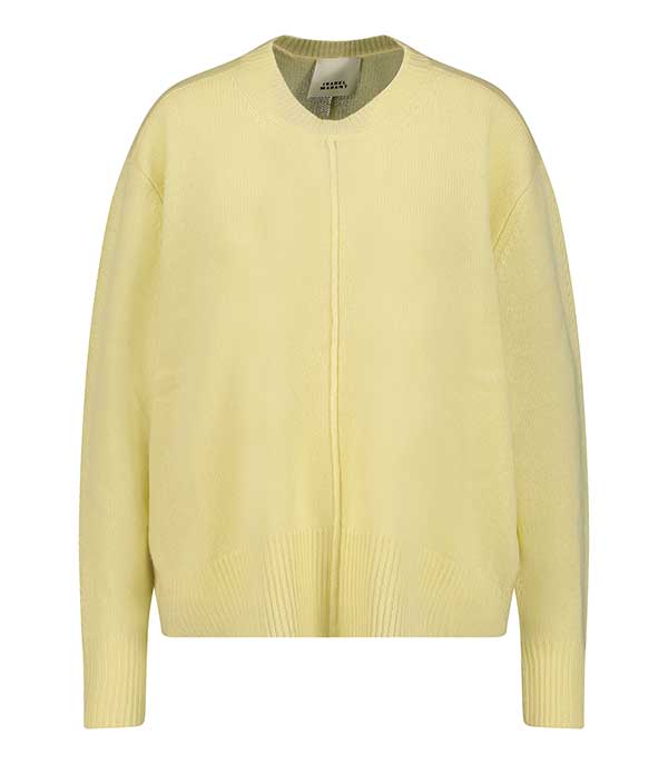 Pull Dave en cachemire Yellow Isabel Marant