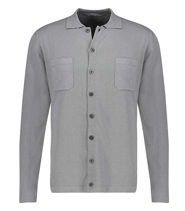 Chemise homme avec poches Grey Wool&Co