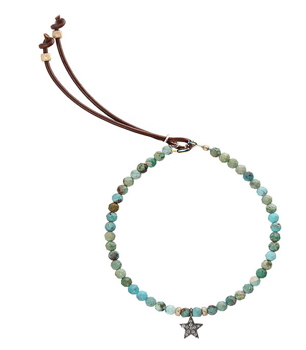 Bracelet Little Star Turquoise & Diamant Catherine Michiels