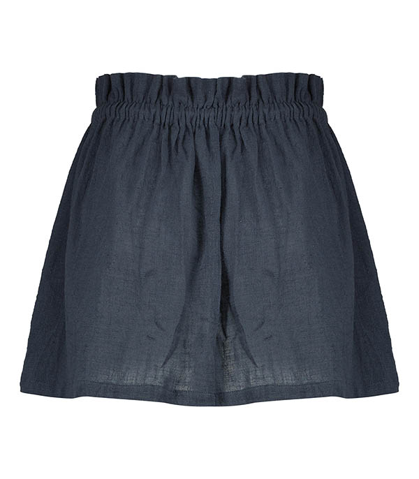 Jupe courte Alexandrie Midnight Blue Maison Saint Julien