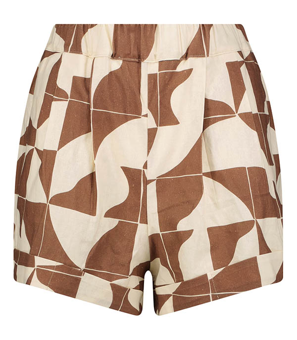 Short Anna Imprimé Seventies La Treille Maison Ensoleillée