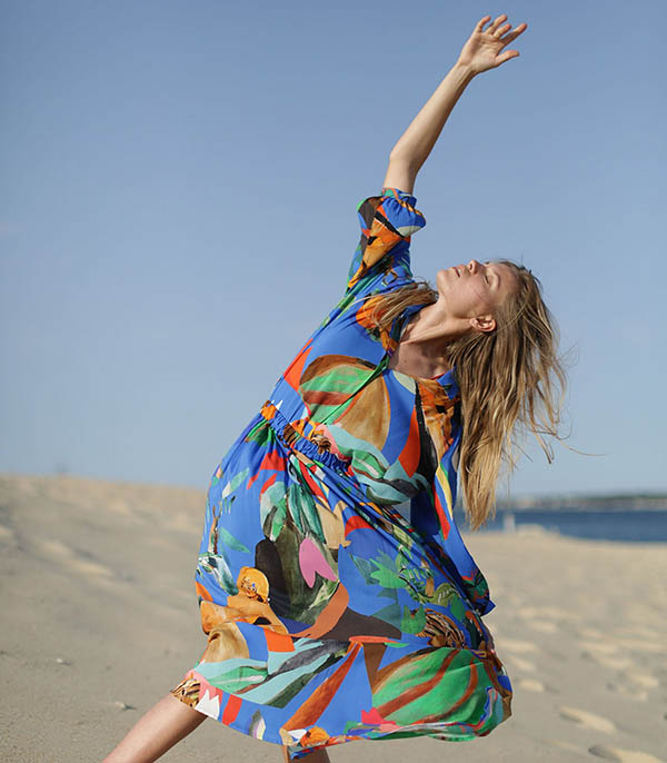 Blouse Dancing Blue G.Kero