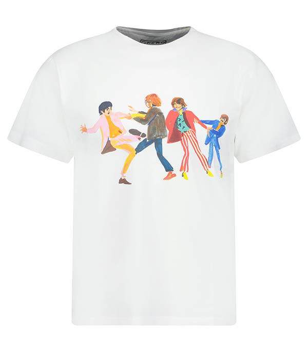 Tee-shirt Homme Beatles Playing G.Kero