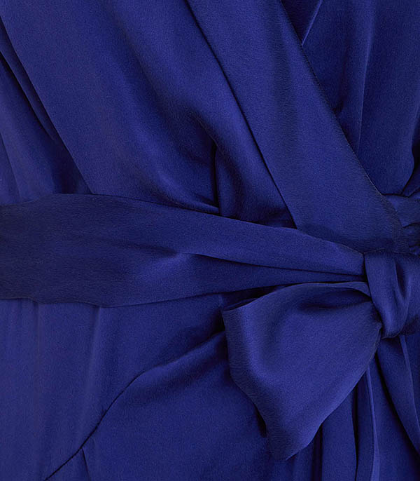 Robe Silk Wrap Lapis Zimmermann