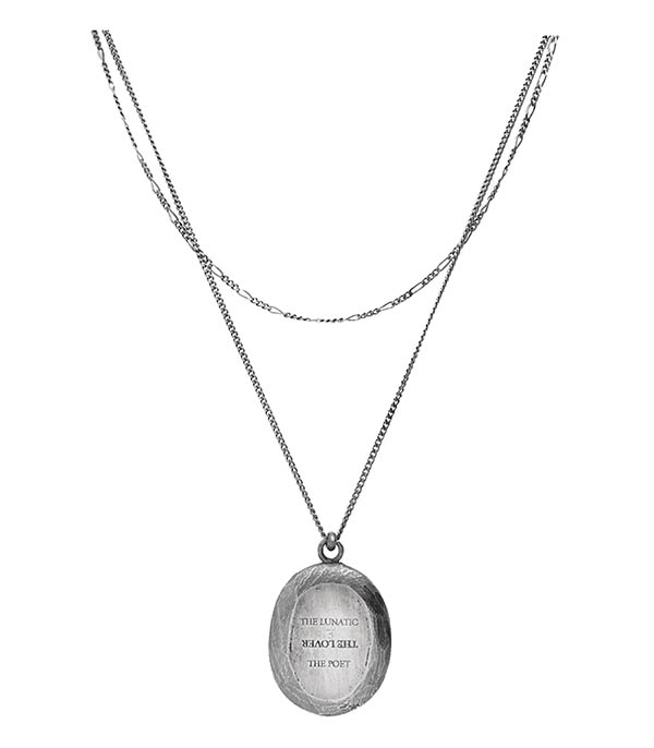 Collier Big Locket Double To Garal