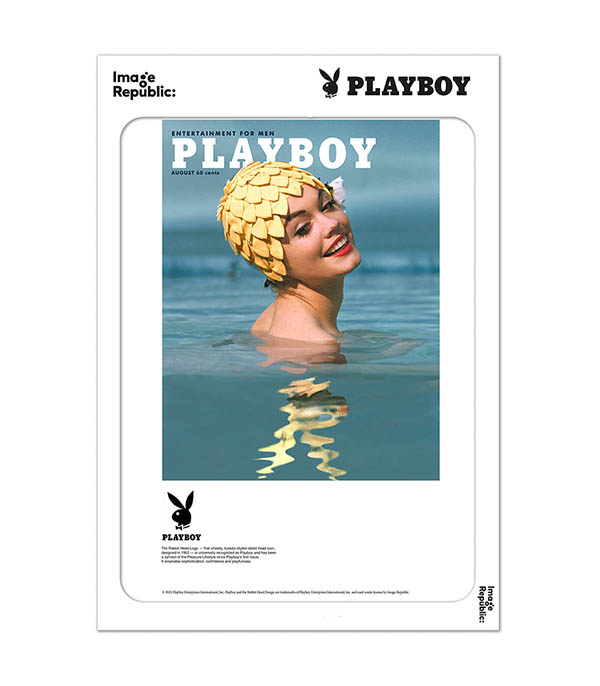 Affiche Playboy Couverture Août 1962 38 x 56 cm Image Republic