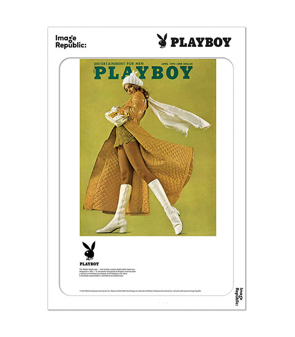 Affiche Playboy Couverture Avril 1970 38 x 56 cm Image Republic