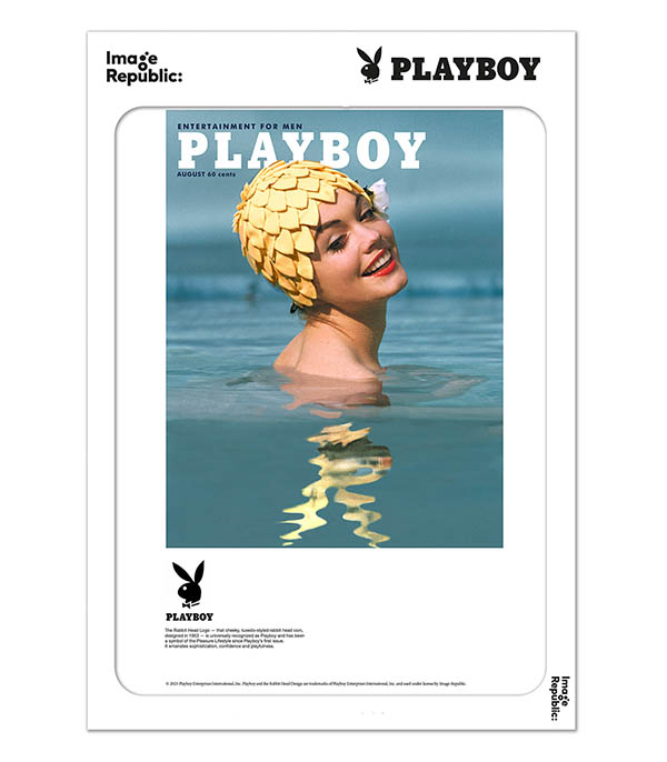Affiche Playboy Couverture Août 1962 56 x 76 cm Image Republic