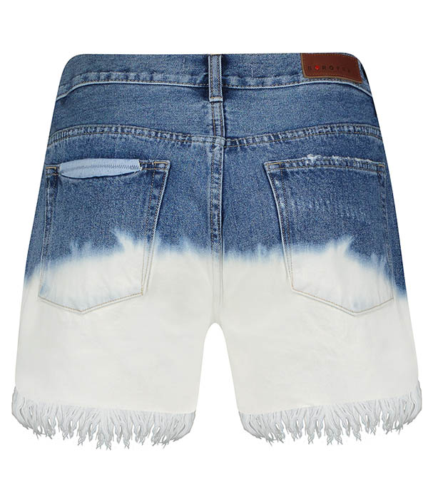 Nagoya Shorts Bleached Ombre Look BORO