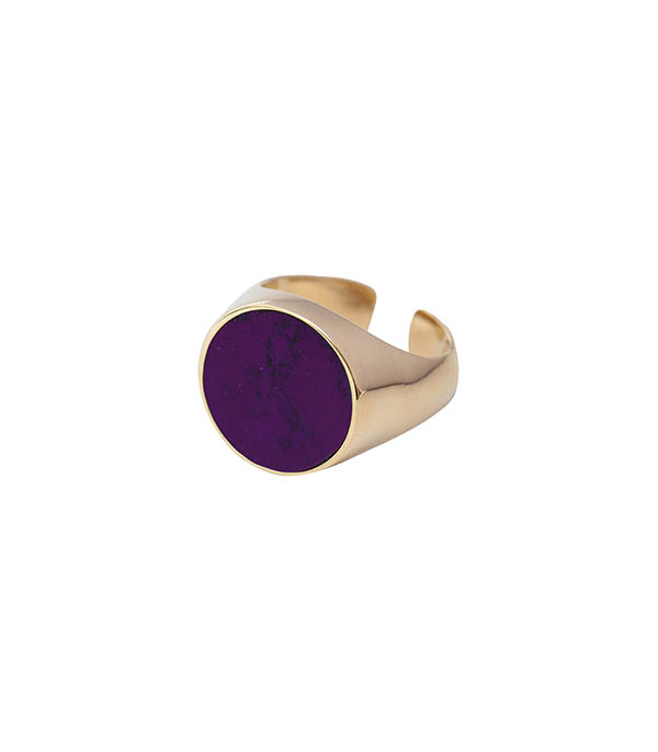 Bague To Dance Ronde Plum Isabel Marant