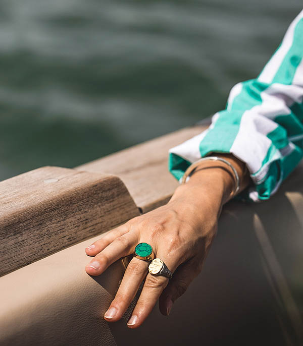 Bague To Dance Ronde Green Isabel Marant