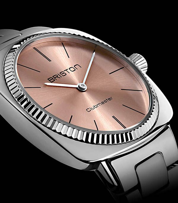 Montre Clubmaster Elegant Acier Rose Briston