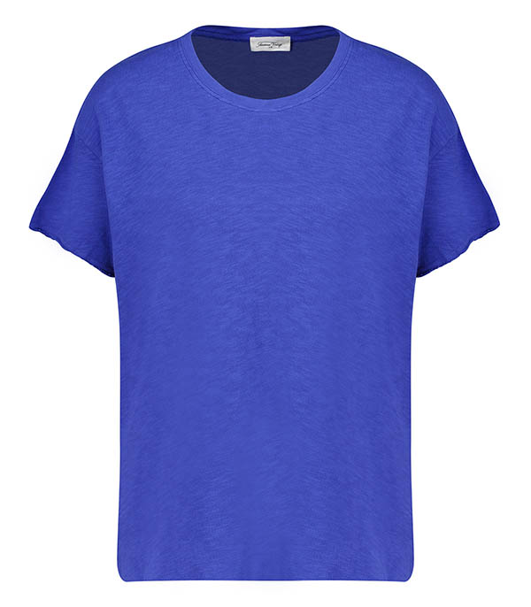 Tee-shirt Sonoma Manches Courtes Col Rond Bleu Royal American Vintage - Taille XS/S à -30%
