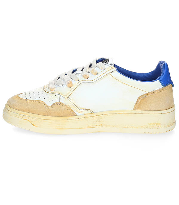 Sneakers Super Vintage Low White and Blue Autry