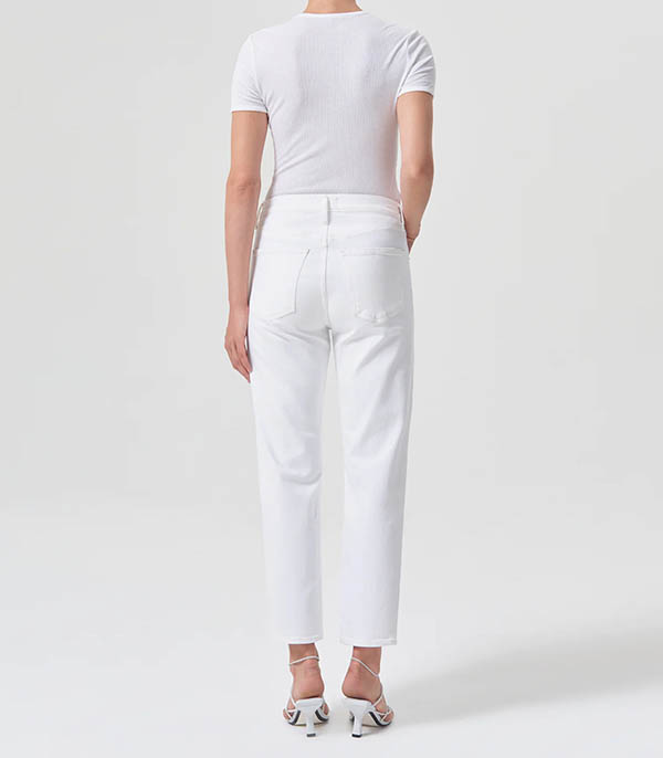 Jean Kye Mid Rise Straight Crop Stretch AGOLDE