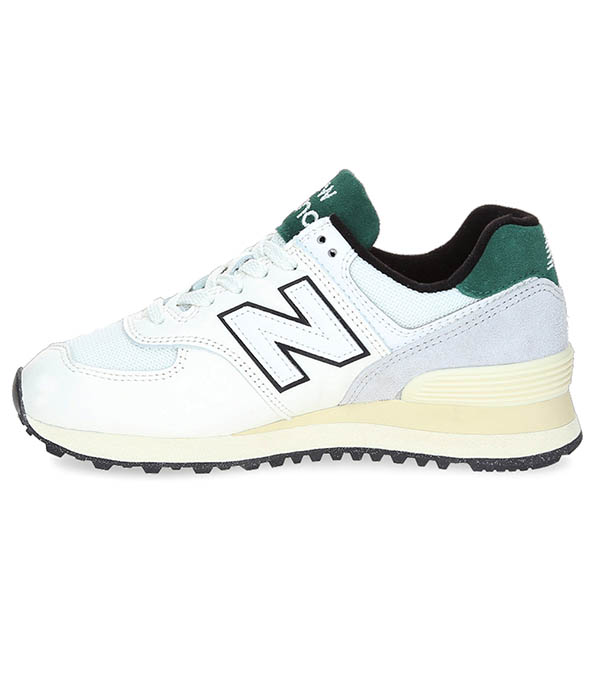 Sneakers 574 White Green New Balance